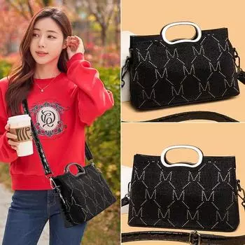 2024 Новая европейская и американская женская сумка в стиле ретро, персонализированная модная женская сумка, ручная сумка через плечо на одно плечо, высококачественная сумка оптом