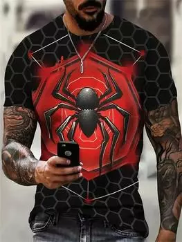 2024 Новая футболка с 3D принтом Химико Тога в стиле аниме, мужская модная забавная футболка в стиле Харадзюку XS