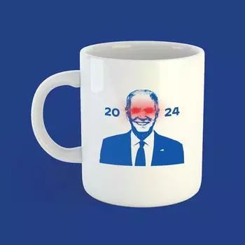 2024 Новая керамическая кофейная кружка с меткой Dark Brandon , чайная чашка, американский подарок, темный 301-400ml белый