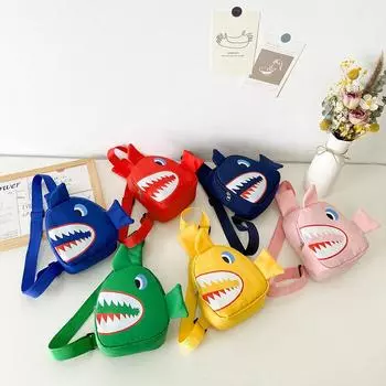 2024 новая корейская версия мультфильма детская нагрудная сумка для мальчиков красивая сумка через плечо модная детская сумка-мессенджер цельная доставка жёлтый