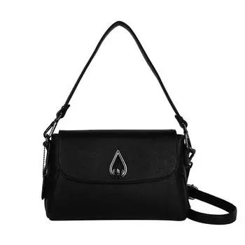 2024 Новая летняя модная женская сумка с узором личи, простая внешняя торговля, сумка через плечо среднего возраста, женская ручная сумка на одно плечо для мамы