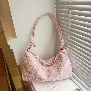 2024 новая летняя сумка через плечо простого и модного дизайна, сумка через плечо в иностранном стиле для поездок на работу, сумка через плечо большой вместимости чёрный