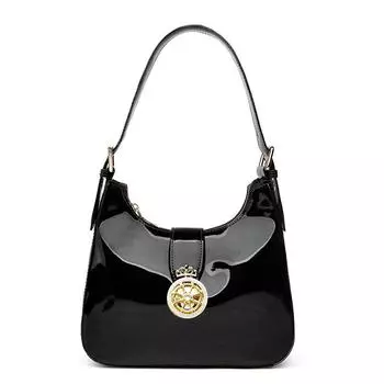 2024 Новая мода Jindian лакированная кожа яркая кожаная сумка женская сумка универсальная одноплечевая женская сумка на запястье прямые продажи