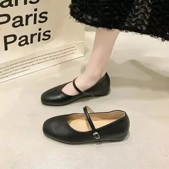 2024 Новая мода однотонная удобная верхняя одежда женские туфли без застежек с неглубоким носком женские туфли с круглым носком Zapatos 35 серебряный