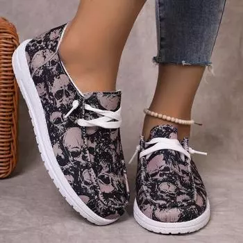 2024 Новая мода повседневная обувь на плоской подошве женская рабочая обувь удобная для работы дышащие мокасины кроссовки 36 чёрный