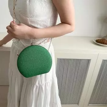 2024 новая мода яркая звезда ретро цепь сумка-мессенджер обеденная сумка женские сумки Женские сумки чёрный