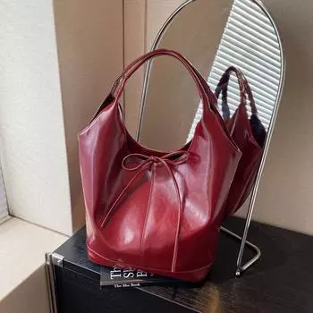 2024 новая мода высокого класса Sen Meng летний популярный рюкзак через плечо повседневный нишевый дизайн корейская простая женская сумка 41*13*27 чёрный