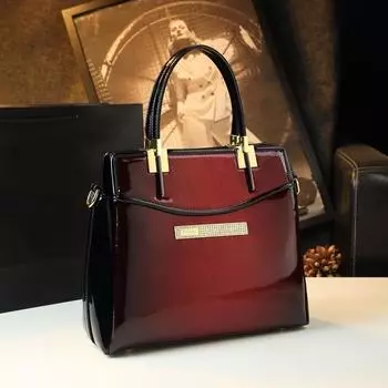 2024 Новая модная и элегантная женская сумка среднего возраста Сумка для женщин бордовый