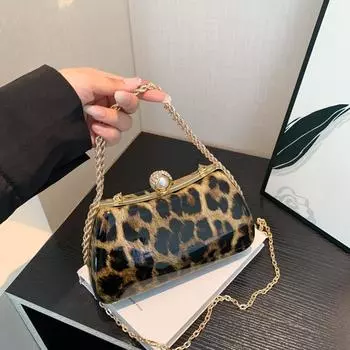 2024 Новая модная и трендовая банкетная сумка с цепочкой в стиле вестерн, женская сумка через плечо жёлтый