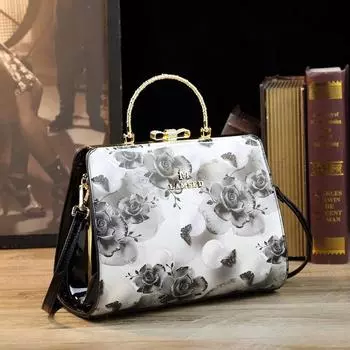 2024 Новая модная повседневная ручная сумка через плечо с принтом большой емкости на одно плечо