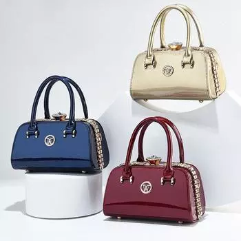 2024 Новая модная сумка через плечо с женственным темпераментом, универсальная сумка на одно плечо чёрный