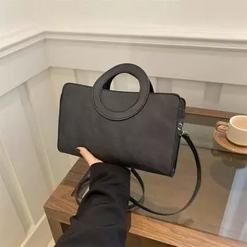 2024 новая модная трендовая сумка большой вместимости с крокодиловым узором в стиле ретро, простая сумка-мессенджер через плечо, женская сумка для поездок на работу серый