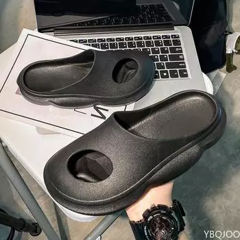 2024 новая модная удобная мягкая садовая обувь, сандалии, дышащие легкие, большие размеры 45, мужские/женские уличные пляжные тапочки 36-37 белый