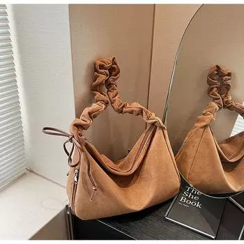 2024 новая модная универсальная сумка-мессенджер через плечо для поездок на работу сумка-тоут для женщин коричневый