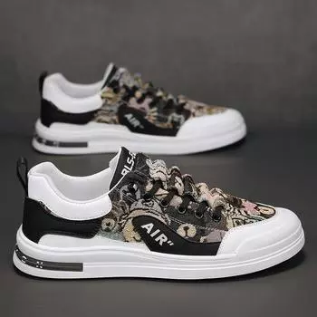 2024 Новая мужская обувь Модная мужская повседневная обувь Дышащие туфли на плоской подошве для мужчин Твердые кроссовки Мужские популярные теннисные туфли Masculino 39 оранжевый