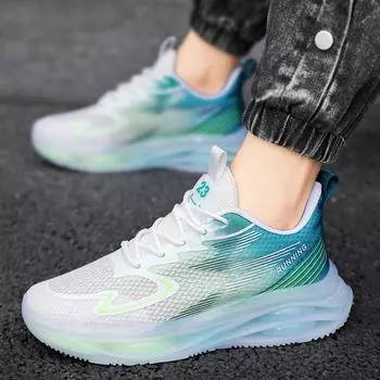 2024 новая мужская обувь модный тренд сетчатая дышащая спортивная и повседневная обувь для школьников мужская обувь для бега на открытом воздухе 39