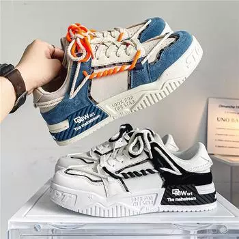 2024 Новая мужская обувь Персонализированная повседневная обувь для мужчин Модные кроссовки Трендовая спортивная обувь 39