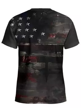 2024 Новая мужская повседневная футболка со звездным принтом и 3D-принтом XS