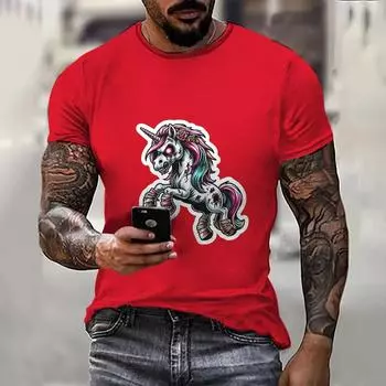 2024 новая мужская повседневная крутая футболка ужасов с коротким рукавом, мужская футболка большого размера XS