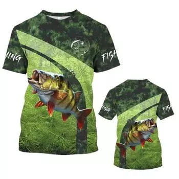 2024 Новая мужская уличная футболка с 3D-принтом, летняя удобная футболка с круглым вырезом для отдыха на открытом воздухе, повседневные топы с круглым вырезом и короткими рукавами L