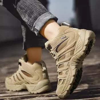 2024 новая обувь для активного отдыха, зимняя новая мужская обувь 47 большого размера, модный тренд, высокие полевые военные ботинки для мужчин 39