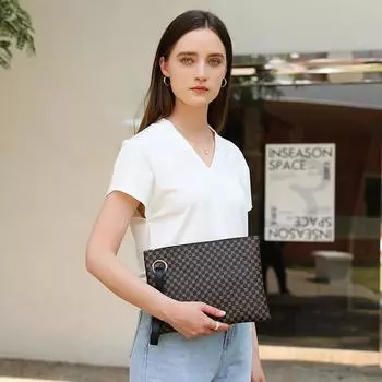 2024 новая портативная сумка для мобильного телефона, сменная сумка, женская сумка в клетку с принтом