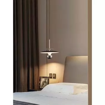 2024 новая прикроватная люстра, высококачественный светильник для спальни, роскошная маленькая люстра, креативный современный минималистичный подвесной светильник 3 lights золотой