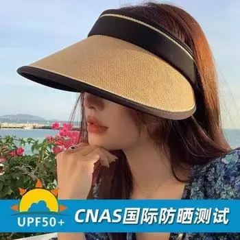 2024 новая широкополая солнцезащитная шляпа женская солнцезащитная шляпа с защитой от ультрафиолета летняя велосипедная женская коллекция солнцезащитная шляпа соломенная шляпа