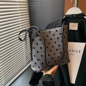 2024 новая сумка через плечо в иностранном стиле, модная портативная сумка-тоут, повседневная и красивая сумка в иностранном стиле для женщин