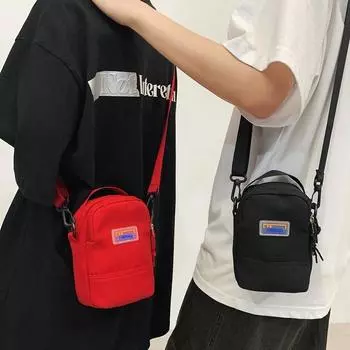 2024 Новая сумка на одно плечо, женская модная брендовая минималистичная сумка, однотонная спортивная сумка через плечо, мужская и женская сумка через плечо для отдыха