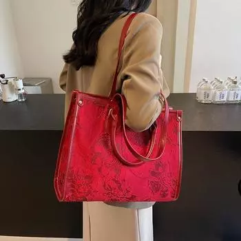 2024 новая свадебная сумка легкая роскошная женская свадебная сумка большая вместительная универсальная портативная сумка через плечо tide high sense