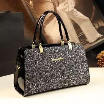 2024 Новая универсальная модная сумка на одно плечо для женщин чёрный