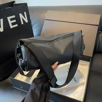 2024 Новая водонепроницаемая сумка для отдыха из пленки, модная и легкая сумка через плечо, сумка-подушка, сумка через плечо для женщин