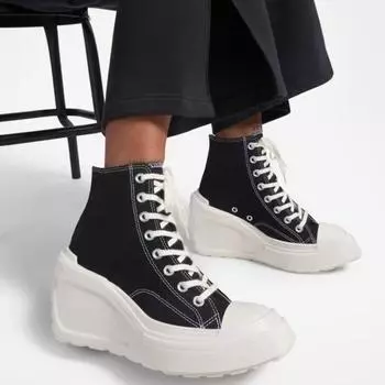 2024 Новая женская обувь Модные женские кроссовки Женские парусиновые туфли на платформе Скейтбординг Женские классические туфли на шнуровке 36 белый
