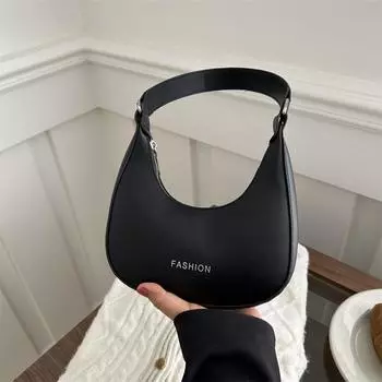 2024 Новая женская сумка для подмышек, женская сумка Niche Design, высококачественная однотонная сумка через плечо, женская мягкая сумка для покупок для девочек хаки