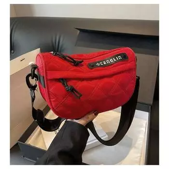 2024 Новая женская сумка Простая модная сумка Большая вместимость Диагональная сумка через плечо на одно плечо