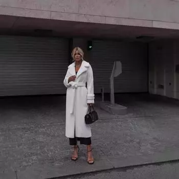 2024 новая зимняя шуба из искусственного меха кролика женская удлиненная куртка из искусственного меха до колена утолщенная теплая плюшевая куртка S белый