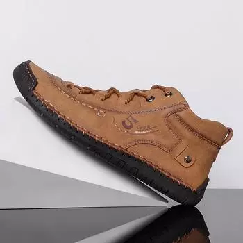 2024 новейшая мужская обувь, повседневная модная мужская обувь на шнуровке, кроссовки, водонепроницаемая нескользящая обувь большого размера для мужчин 40