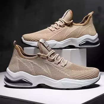 2024 новейшие сетчатые дышащие ультралегкие кроссовки для бега весна и осень мужская мода трендовая повседневная обувь кроссовки мужские 39 чёрный
