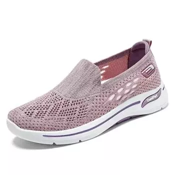 2024 новейшие женские кроссовки с сеткой, дышащие повседневные одинарные туфли, тканевые туфли в старом Пекине, материковый Китай 36