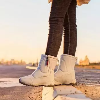 2024 Новейшие женские зимние ботинки +30% шерсти, более теплая зимняя обувь, нескользящие водонепроницаемые мужские зимние ботинки, большой размер 36-45, обувь для активного отдыха 43