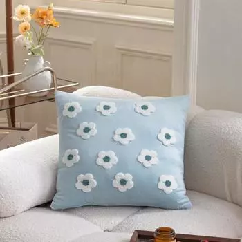2024 новое голландское бархатное полотенце с вышивкой декоративная подушка диванная подушка прикроватная наволочка бархатная включая наволочку 45x45cm