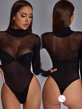 2024 Новое модное женское нижнее белье Рыболовная сеть Прозрачные колготки Нижнее белье Эротические костюмы Женские сексуальные пижамы Сетчатые боди Костюмы S