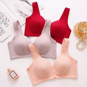 2024 новое нижнее белье для мам с пряжкой спереди, собирающее дышащий и удобный регулируемый чехол для бюстгальтера M/36/80