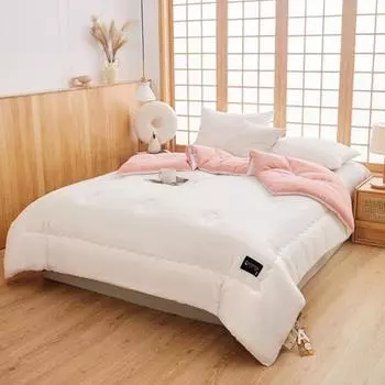 2024 Новое улучшенное одеяло класса А из необработанного хлопка и сои, студенческое одеяло с основой на весну и осень-зиму 150x200cm 1.5kg