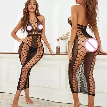 2024 Новое женское облегающее мини-платье с рыболовной сетью, одежда для женщин, эротическое прозрачное обтягивающее нижнее белье, костюмы, сексуальная короткая юбка XXS