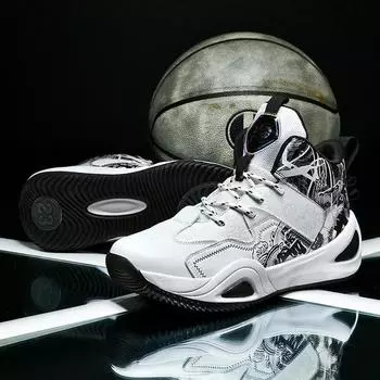 2024 новые баскетбольные кроссовки большого размера, мужские спортивные кроссовки Mandarin Duck, игровые кроссовки для юных студентов 35