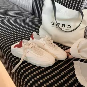 2024 Новые белые женские повседневные кроссовки из искусственной кожи на шнуровке, вулканизированные туфли, женские кроссовки на платформе, женские кроссовки для бега Zapatos De Mujer 35 белый