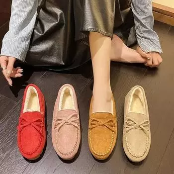 2024 Новые блестящие балетки 2024 Небольшие туфли без застежек на плоской подошве для женщин Женская повседневная обувь для отдыха на открытом воздухе Балетки женские туфли лоферы для женщин 35 бежевый