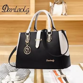 2024 Новые европейские и американские модные женские сумки, сумки-мессенджеры и сумки через плечо чёрный